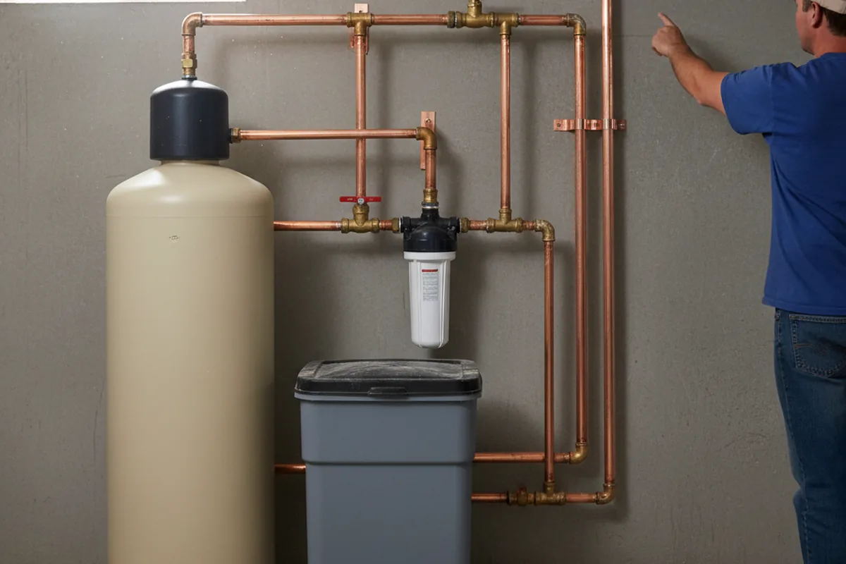 Whole-house water treatment system installed in Herkimer